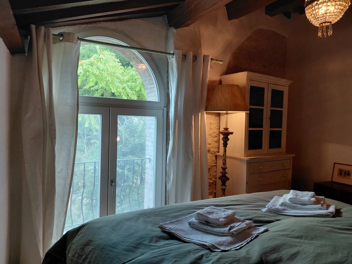 The Arch — bedroom seen from the window
