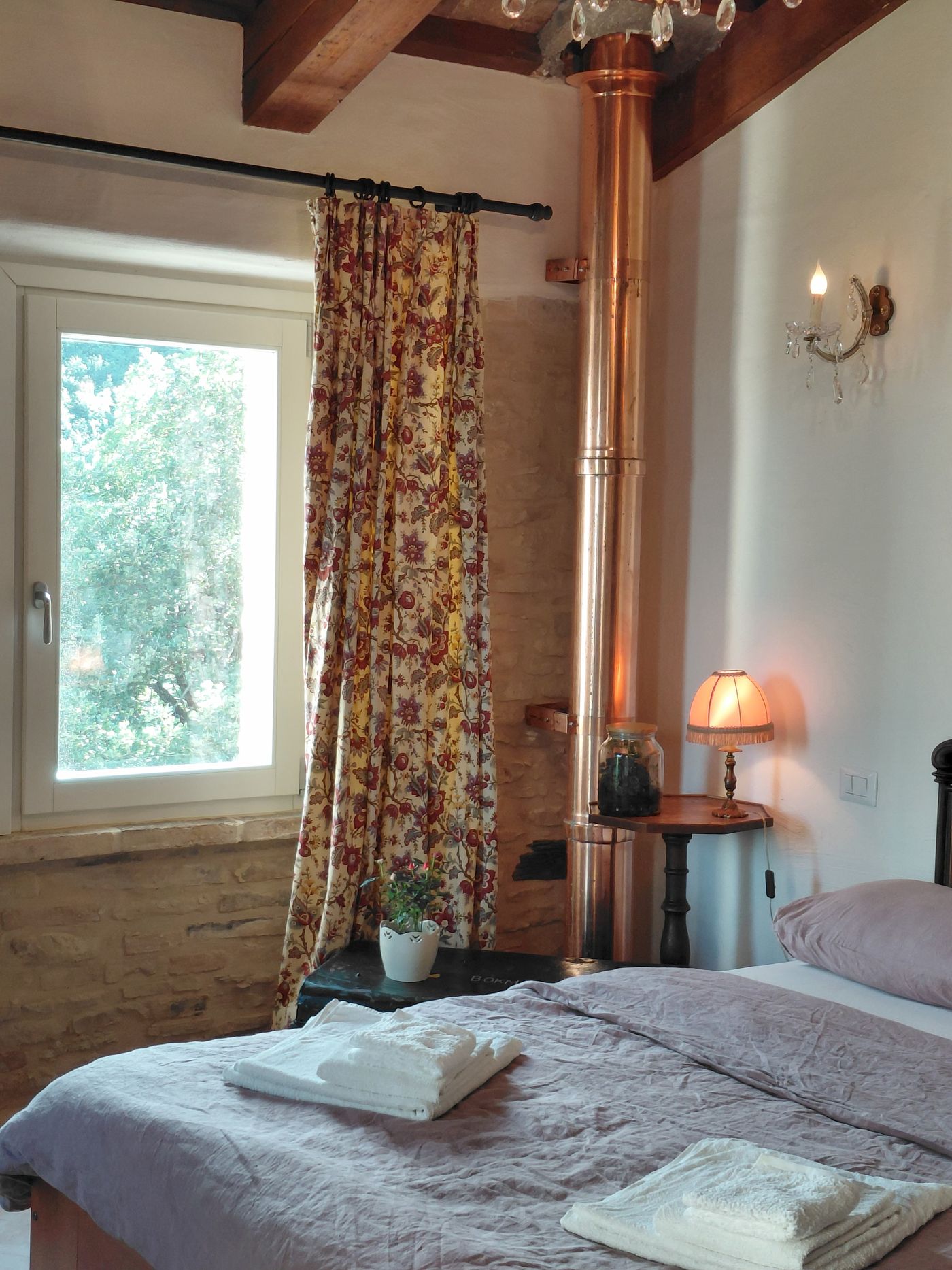 The View — one of the reopened tall windows